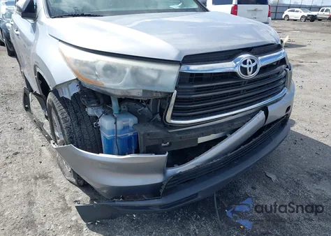 2016 Toyota Highlander Le Plus V6 z USA, uszkodzony, nr VIN 5TDZKRFH2GS186506